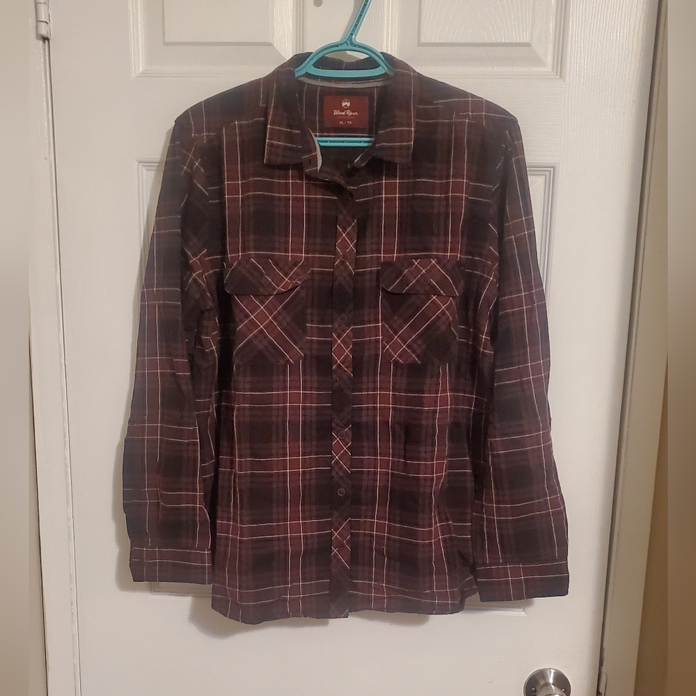 Wind River Plaid Button Up Shirt